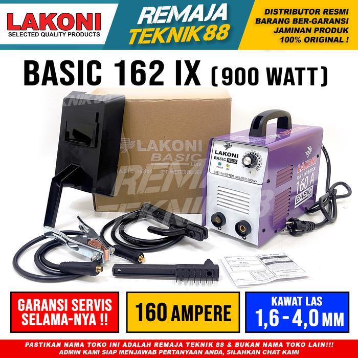 MESIN LAS TRAFO/ LAKONI BASIC 162 IX / TRAVOLAS LISTRIK INVERTER 162IX