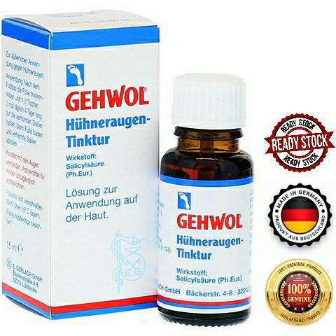 GEHWOL CORN SKIN TINCTURE 15 ML - TINKUR KAPALAN MATA IKAN CALLUS - CAIRAN KONSENTRAT HERBAL RICINUS