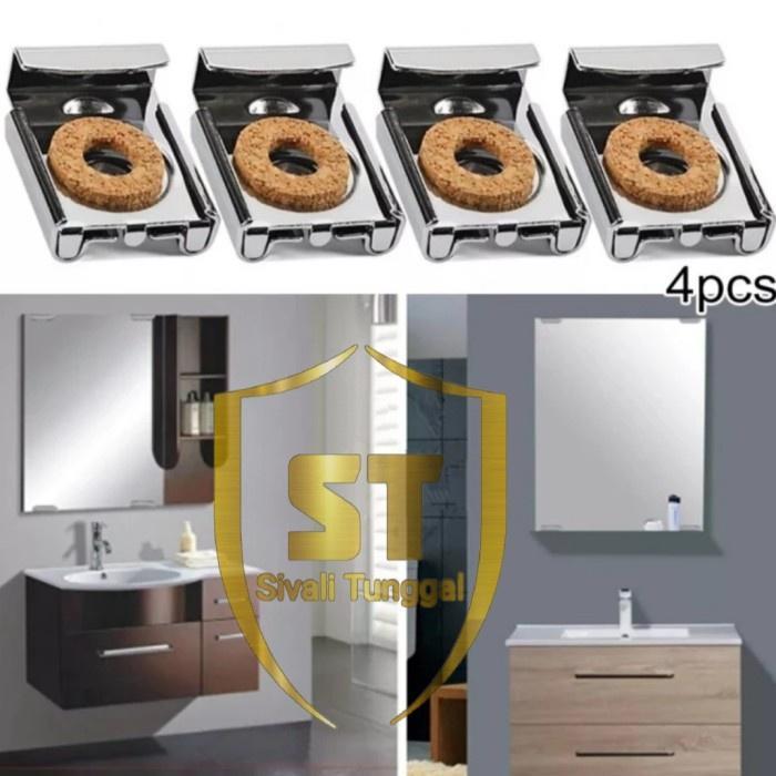 BRACKET/PENJEPIT KACA CERMIN DINDING/PLAT JEPIT KACA CERMIN WESTAFEL