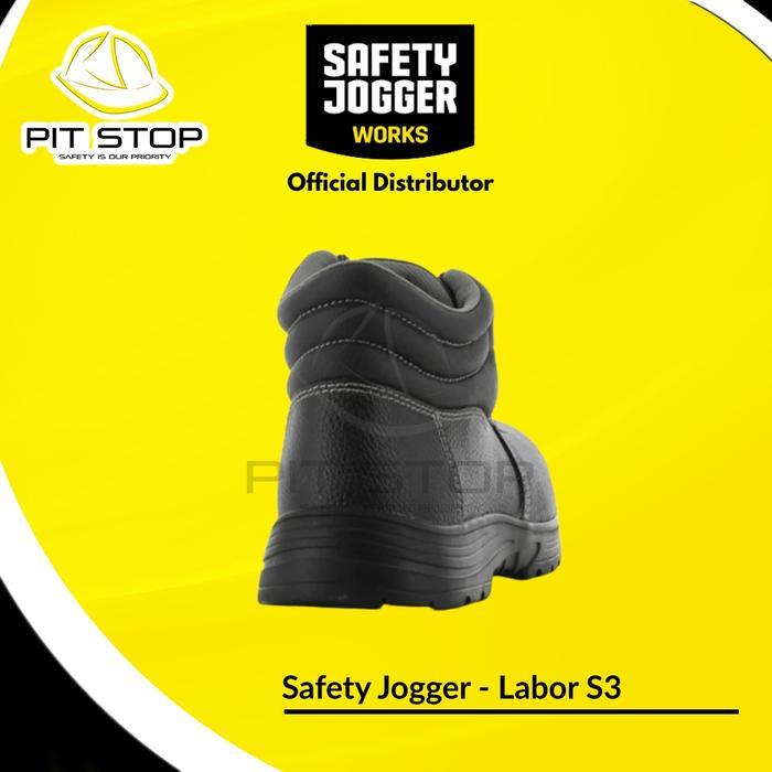 Sepatu Safety Jogger Labor S3 Kulit Midsol Besi Upper Kulit Toecap Besi Proyek Pria Keselamatan