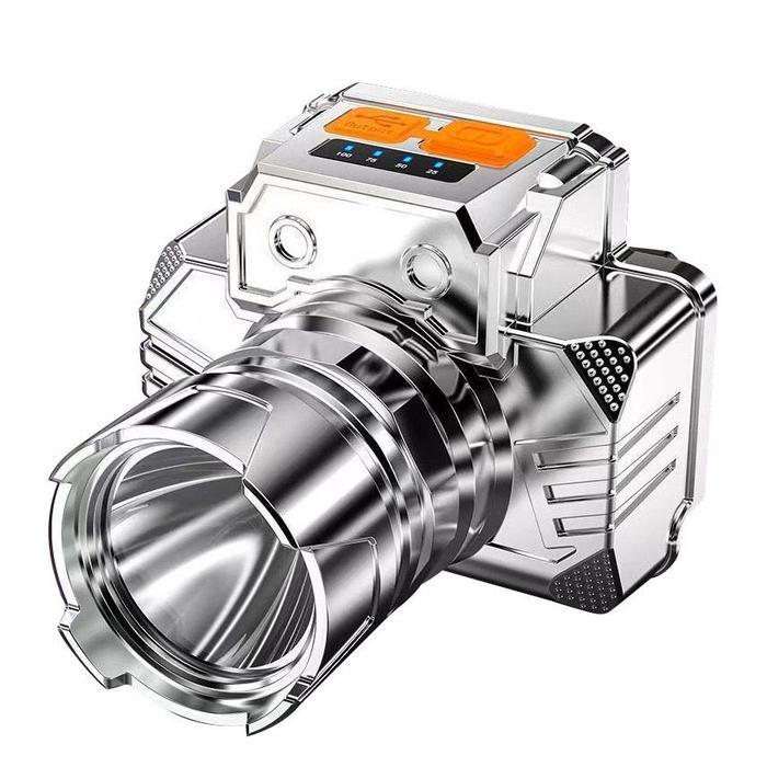 SENTER KEPALA MINI SUPER TERANG / HEADLAMP RECHARGEABLE / SENTER CAS