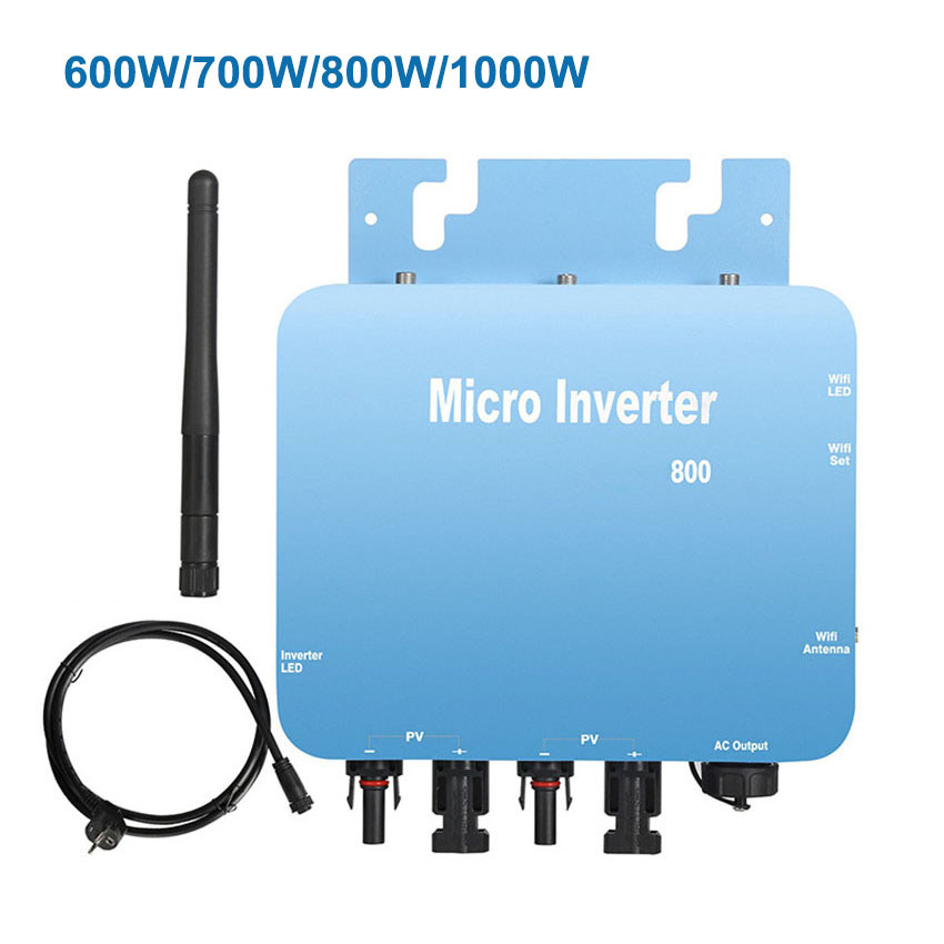 . 600W 700W 800W 1000W Micro Solar Smart Inverter Pure Sine Wave Smart Inverter Mppt On Grid Tie -