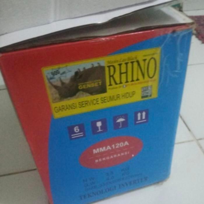 Rhino Merah 120A Mesin Las 900 Watt Trafo Las Listrik 900W