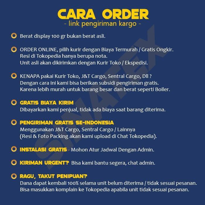 Boiler Setrika Uap Laundry 25 Liter SINATEX Lengkap ( / )