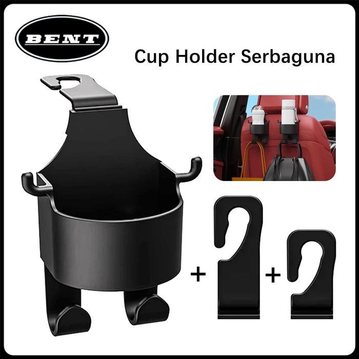 "New" Cup Holder Mobil / Cantolan Mobil Belakang Kursi Gantungan Jok Botol Serbaguna Minuman