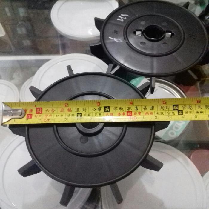 Bisa E-Faktur Kipas Pendingin Motor Listrik As 15Mm - Diameter 13Cm