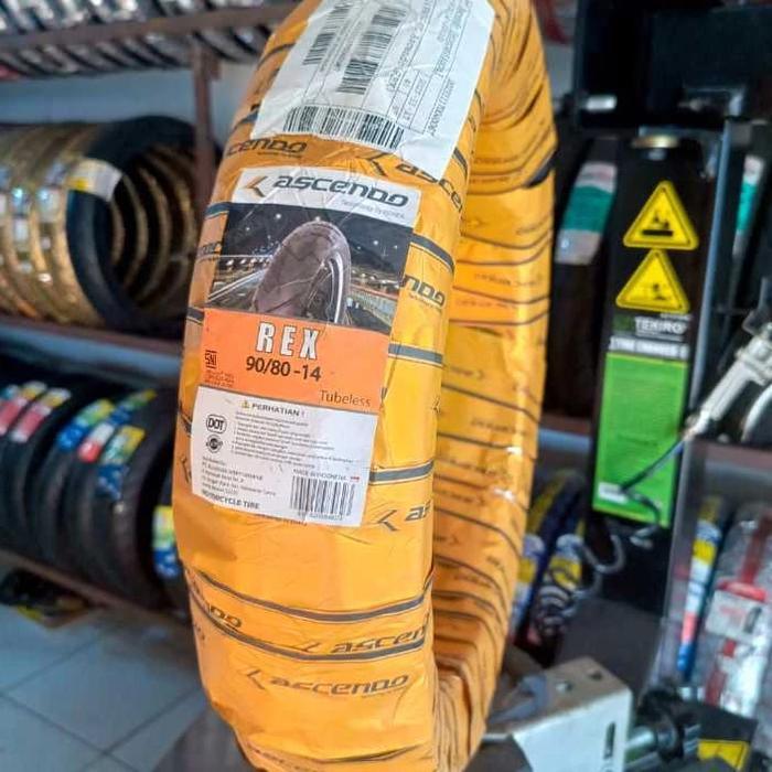 BAN LUAR ASCENDO 90/80-14 Rex PRO-02 TUBELESS