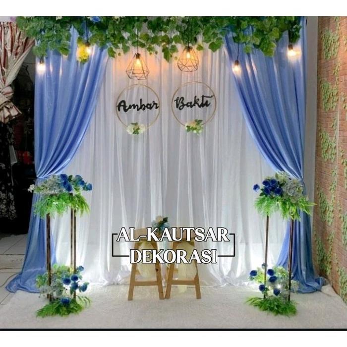 READY TERBARU PAKET DEKORASI LAMARAN SIMPLE UKURAN 3mX2.2m BACKDROP TERMURAH/PAKET DEKORASI LAMARAN