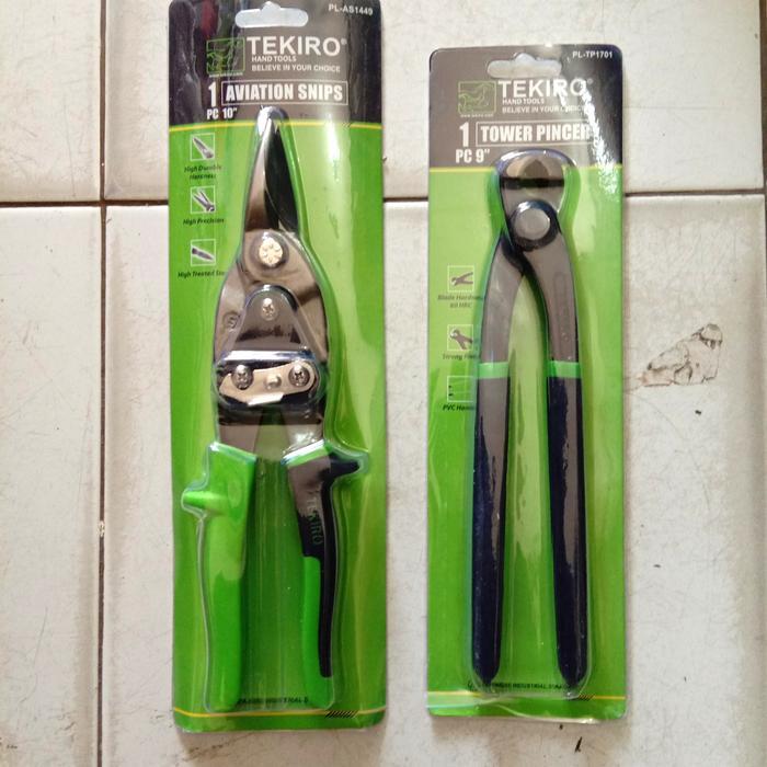 Paket Tekiro Gunting Holo Baja Ringan + Tang Gegep Kakaktua Tekiro
