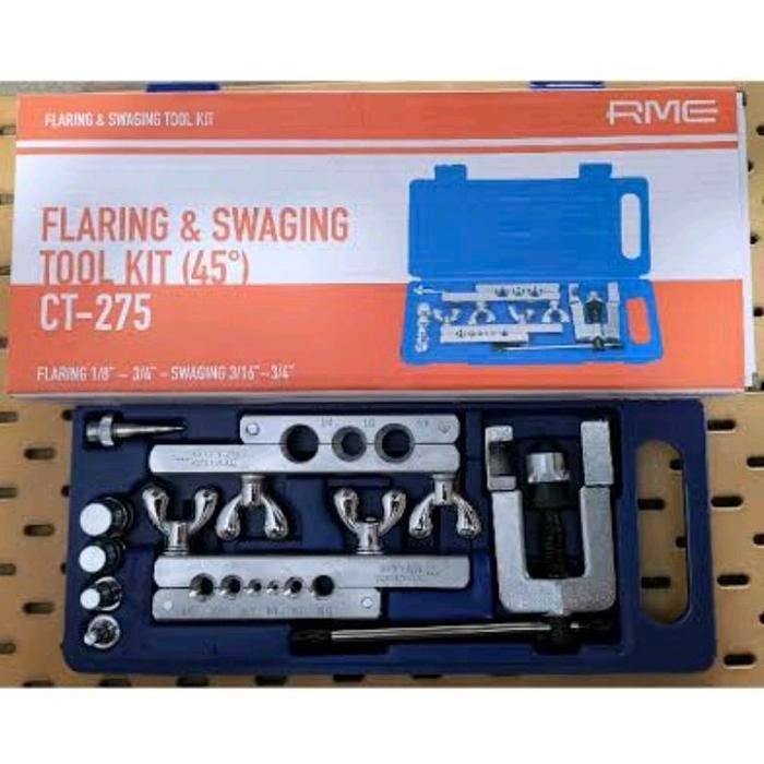 Promo Flaring Pipa Ac & Swaging Tool Kit (45) Merk Rme / Starmec Ft-275