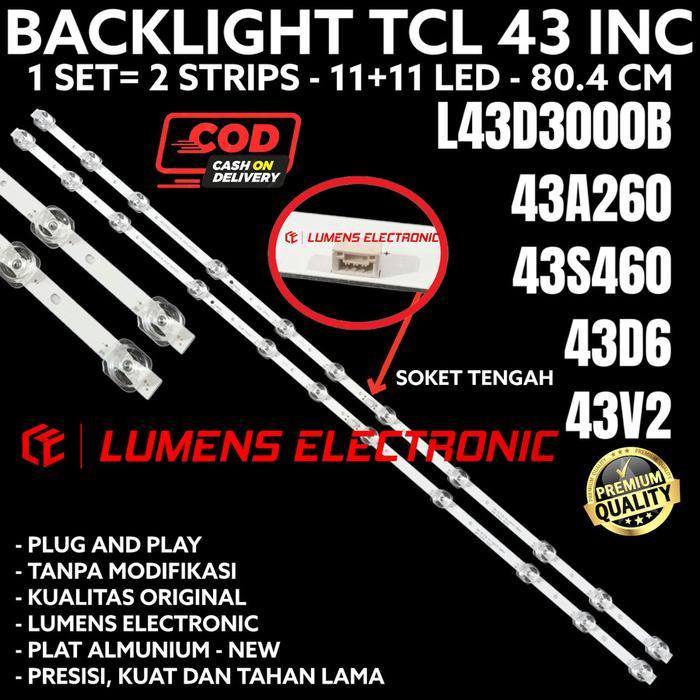 BACKLIGHT LED FOR TV TCL 50 INC L50P65US L 50P65US 50P65 US 50A10 50A20 50A3 50S8 50P 65US LAMPU BL