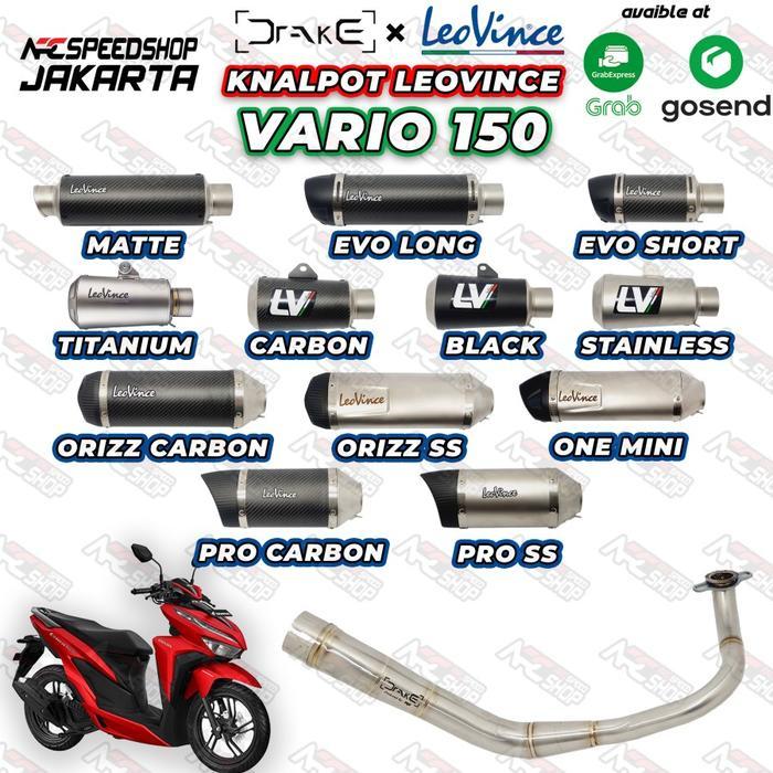 KNALPOT LEOVINCE LV ONE MINI VARIO 150 FULLSYSTEM