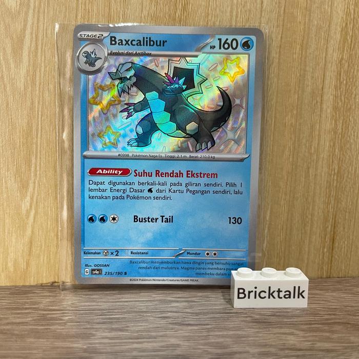 Baxcalibur shiny SV4A 235/190 TCG pokemon Original