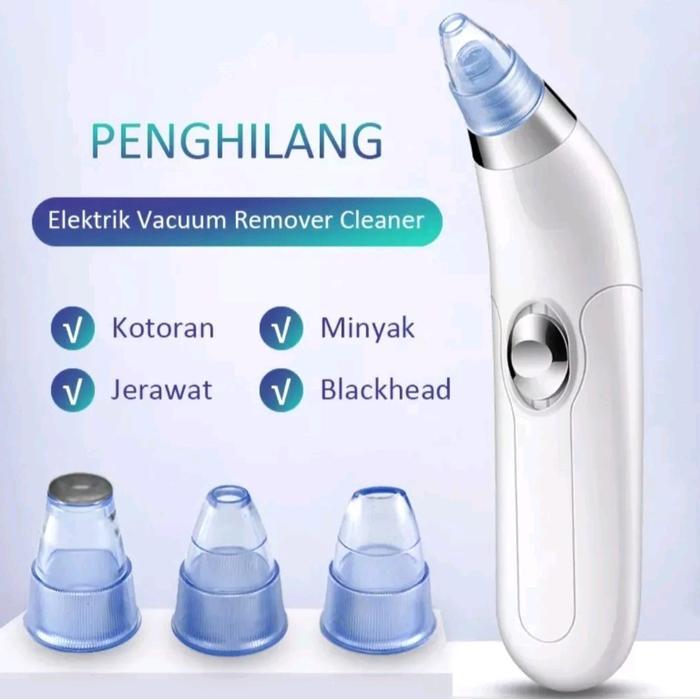 Pembersih komedo Wajah Elektrik, alat facial Blackhead Remover Vacuum Suction Facial Cleaner Listrik