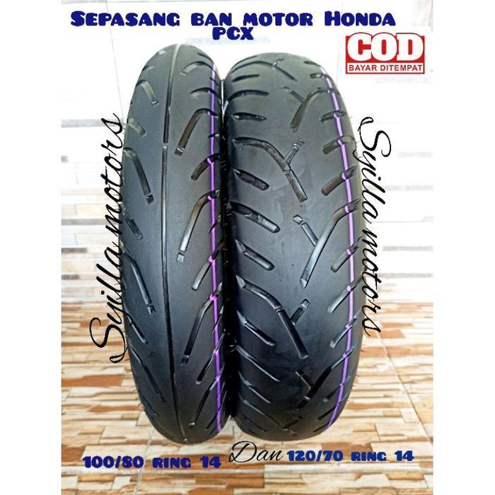 SEPASANG BAN MOTOR PCX DEPAN BELAKANG