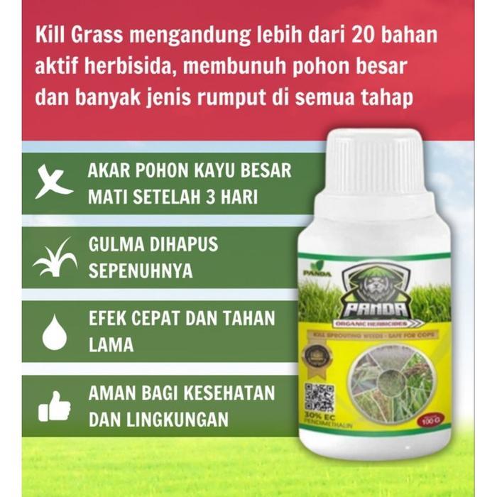 tamarinabuna TERLARIS Beli 1 gratis 1 Kill Grass Panda Bubuk Racun Rumput Pembasmi Gulma, Bambu dan