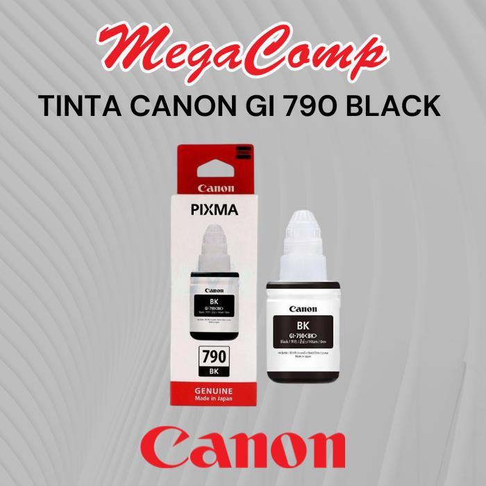 TERLARIS Canon Tinta GI-790 Black Original untuk Printer CANON G1000 G2000 G2002 G3000 Tinta Asli