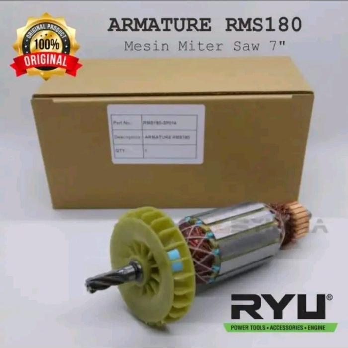 sintayanistore12 Armature RMS180 Mitersaw 7" Angker Mesin Mitersaw RYU RMS 1807"