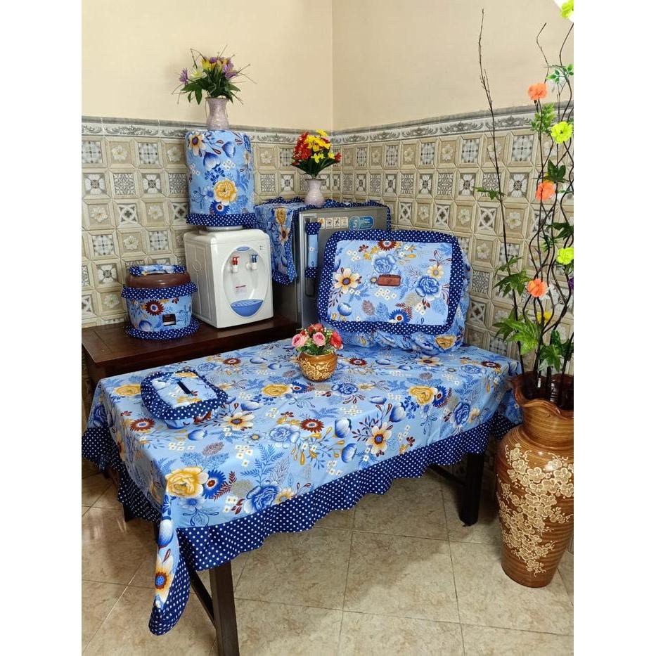 Taplak Meja Set Cover Kitchen Set