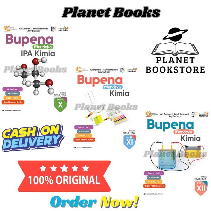 BUKU SOAL BUPENA MERDEKA IPA KIMIA DAN KIMIA KELAS 1,2,3 10,11,12 SMA/MA PENERBIT ERLANGGA KURIKULUM