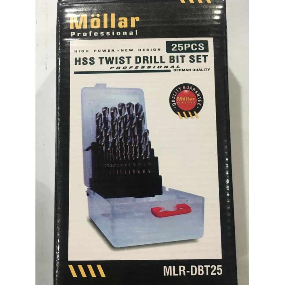tahug99 Mata Bor Besi Set 1 - 13 mm / 25 pcs HSS Lumos Nachi Toho