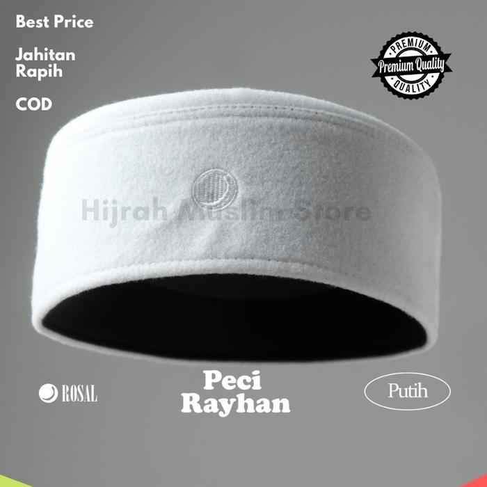 Rosal Peci Kopiah Malaysia Motif Terompah Kembang Wajik Nuzli Haji Alay Alai Polos