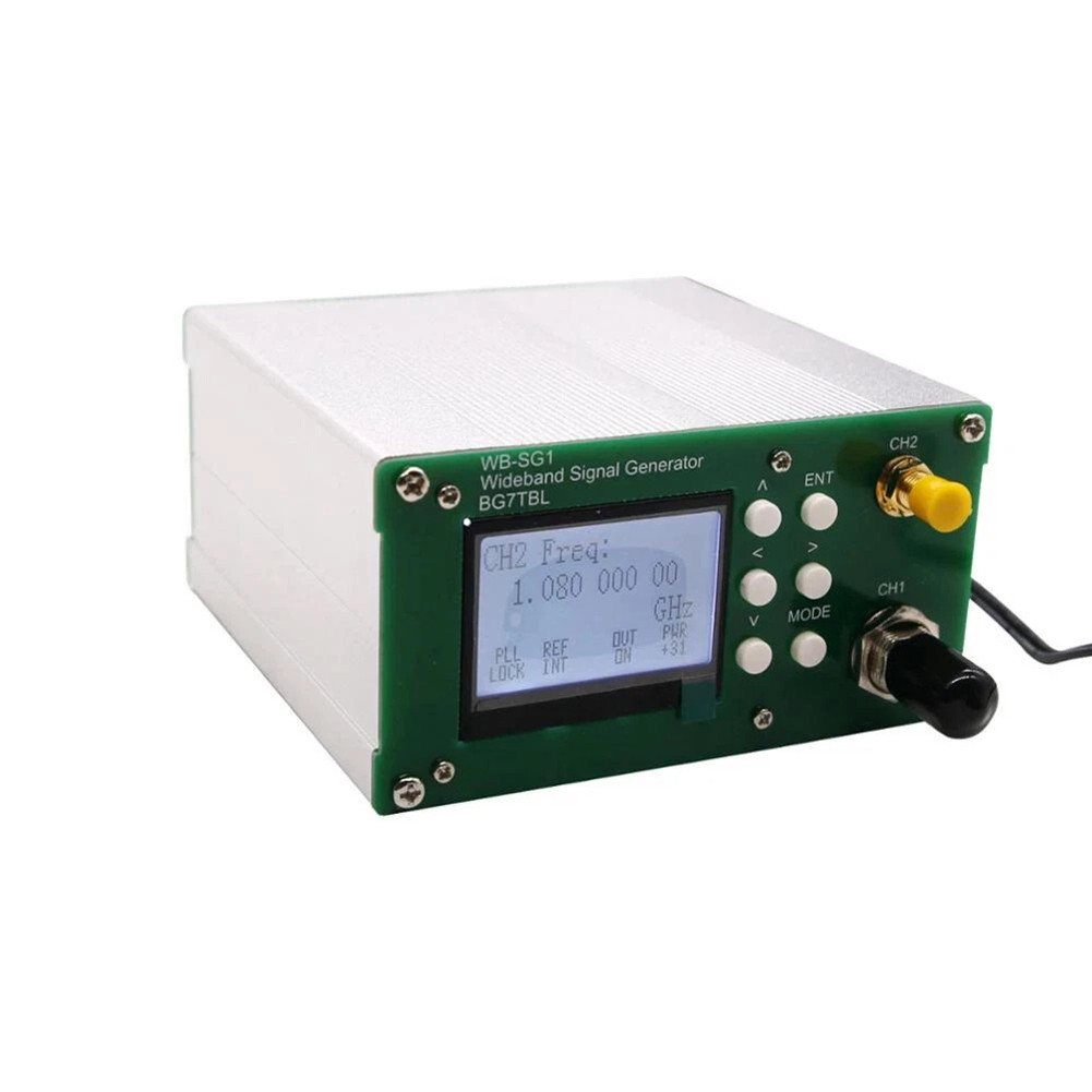 Wb-Sg1 1Hz-15Ghz Rf Wideband Signal Generator Built-In Ocxo Dc12V Power Adapter Rf Signal Generator,