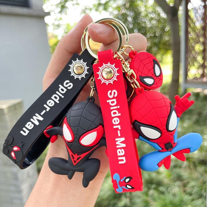 Gantungan Kunci Spider-Man / Gantungan Kunci Lucu dan Unik / Aksesoris Gantungan Kunci