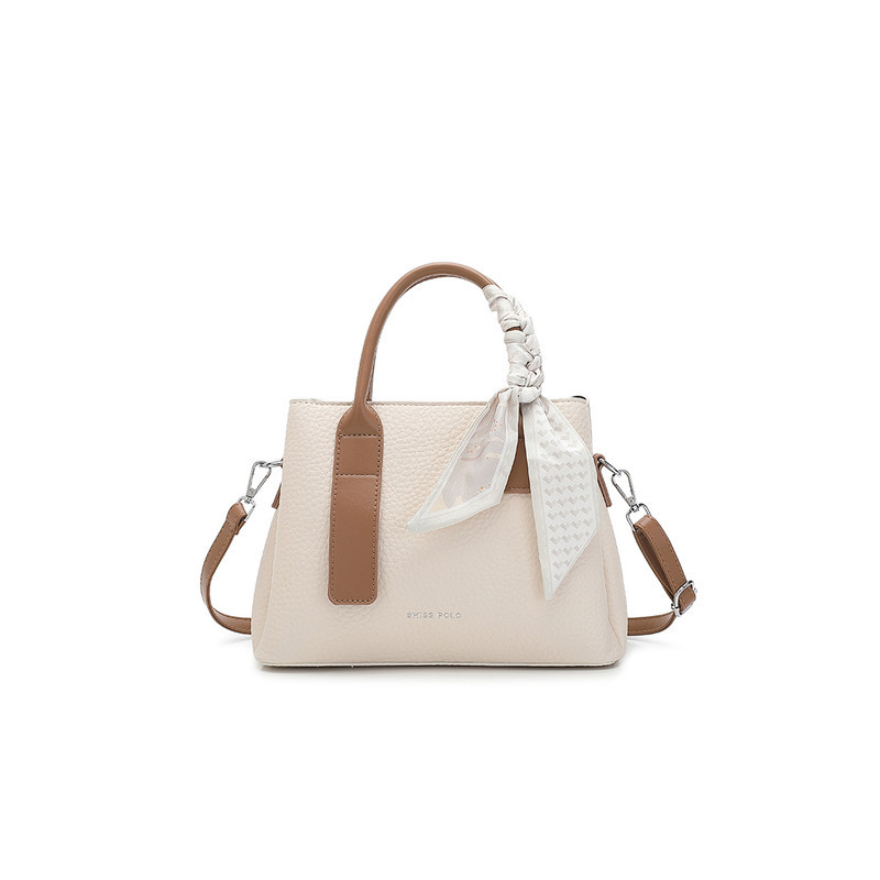 Swiss Polo Women's Top Handle Bag / Sling Bag / Crossbody Bag (Tas Selempang / Tas Tangan) - Putih W