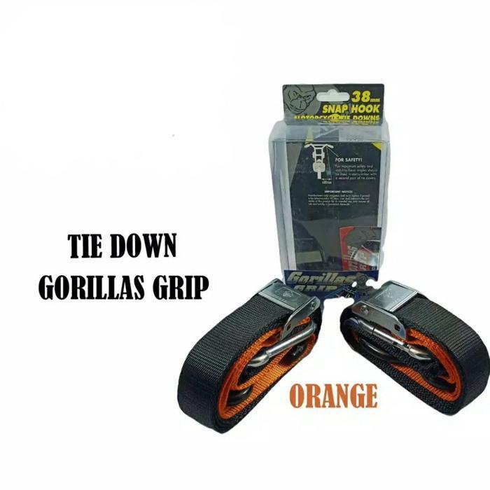 TIE DOWN GORILLAS GRIP ORIGINAL. TALI PENGIKAT MOTOR TRAIL MOTOCROSS