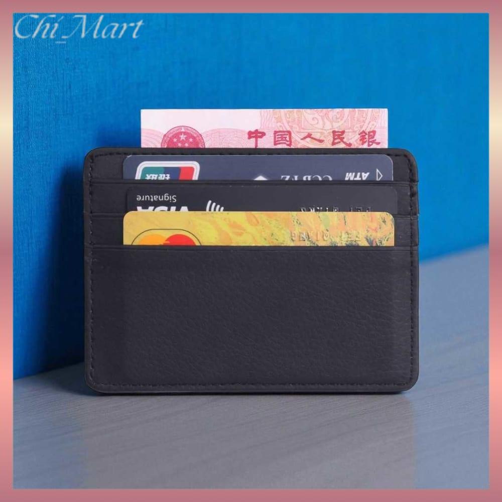 Dompet Mini | Dompet Kartu Bahan Kulit ID Card Holder Slim Design - 1003
