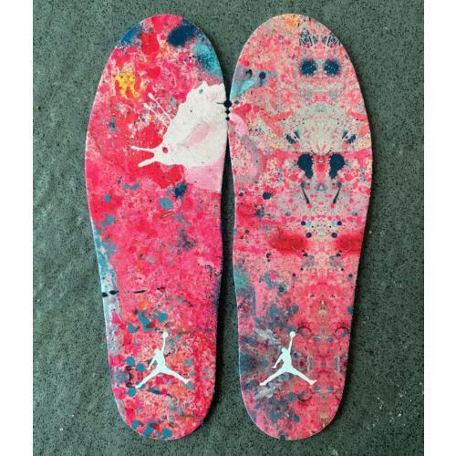 Insole Air Jordan Red Abstrak Ortholite
