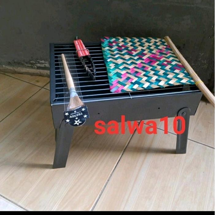 Sale Panggangan Portabel Serbaguna Pangangan Sosis Bakaran Ikan Ayam Set Alat Pemanggang