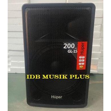 Speaker Portable Wireless 15 Inch Huper GL15 GL 15 Original Huper