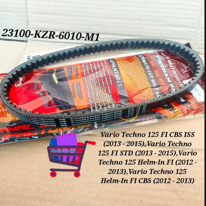 SENTRAL V-BELT PANBEL HONDA VARIO OLD CBS-VARIO TECHNO 125-VARIO 125 LAMA-VARIO OLD 125 FI KODE