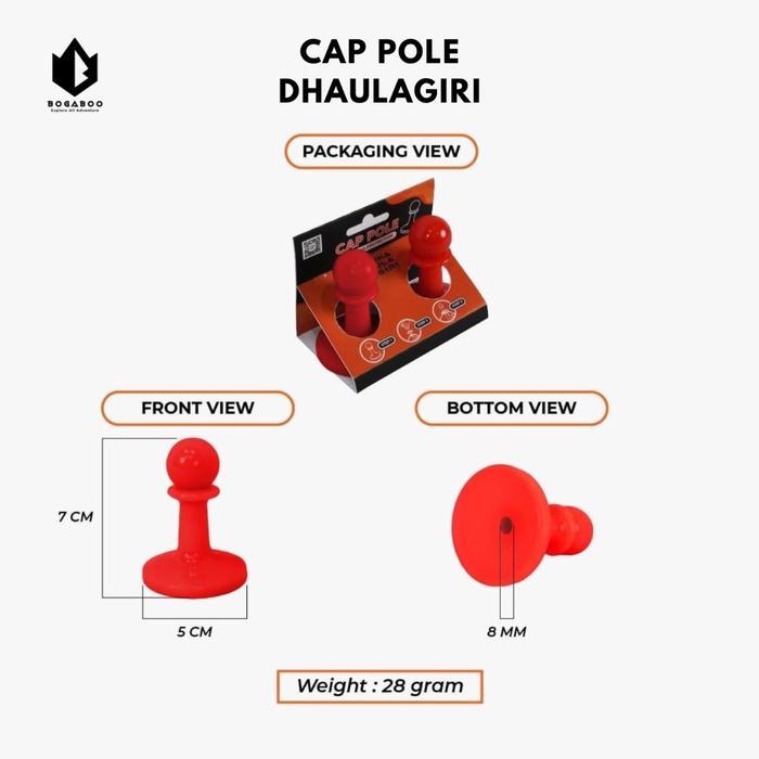 Eiger - BISA COD Cap Pole Dhaulagiri - Pelindung Ujung Tiang Tenda Awning - Topi Tiang - Topi
