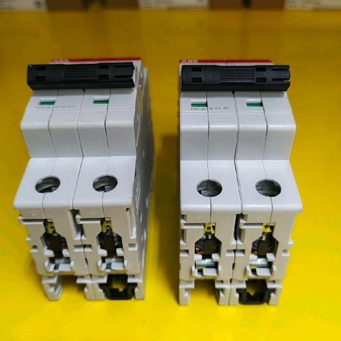 Abb S 202 C2 Mcb Abb 2P 2A Original Abb Barang Baru Premium