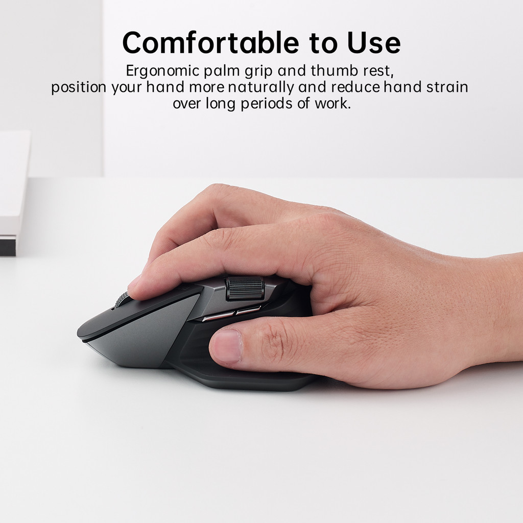 Rapoo MT760/MT760L/MT760Mini/MT760M Rechargeable Multi-mode Bluetooth Wireless Mouse Ergonomic 4000