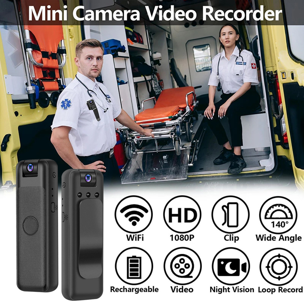 Mini Camera 1080P HD Pen Portable Recorder Outdoor Sports Photography Pen Night Vision Camera 180
