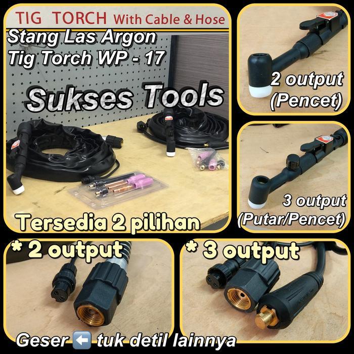 Stang Las Argon Tang Las Argon Puter Pencet Tig Torch Manual Otomatis
