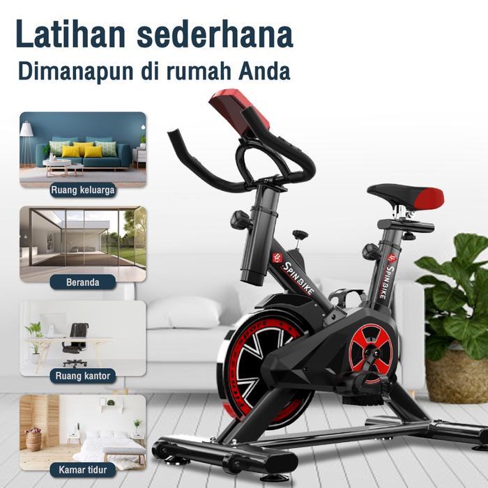 BG SPIN BIKE / SPINNING BIKE / SEPEDA STATIS / SEPEDA KARIDO / SEPEDA FITNESS MODEL S-303 - BLACK