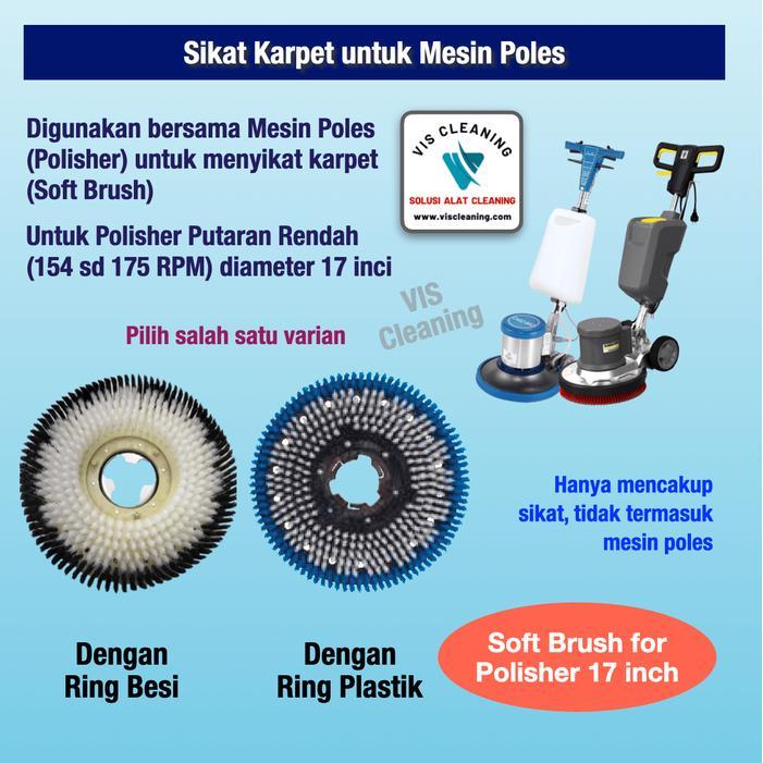 Sikat Karpet untuk Mesin Poles (Soft Brush)