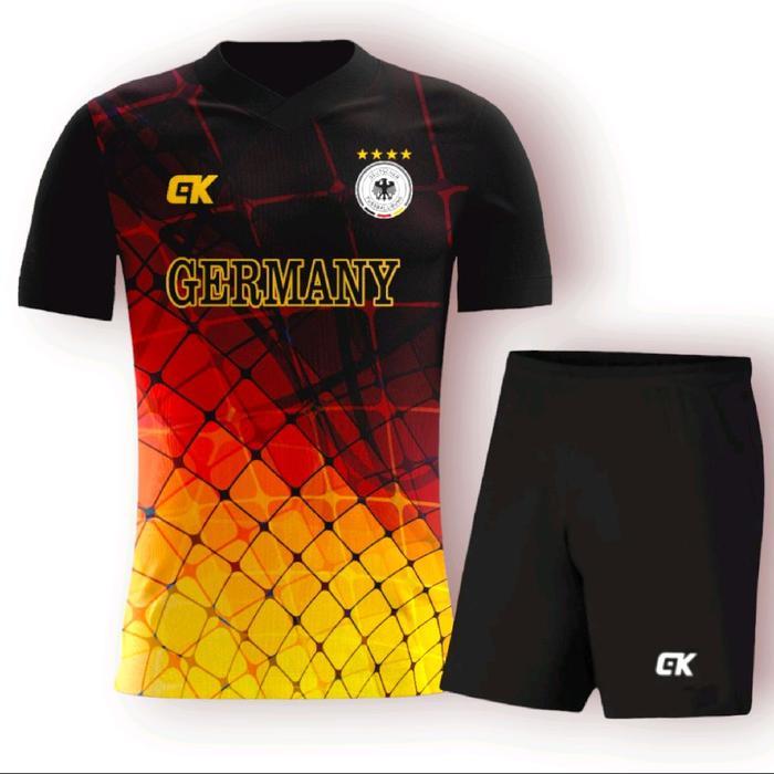Jersey Jerman Terbaru/Jersey Piala Dunia Jerman/Kaos Bola Printing/Baju Bola Murah Tbk