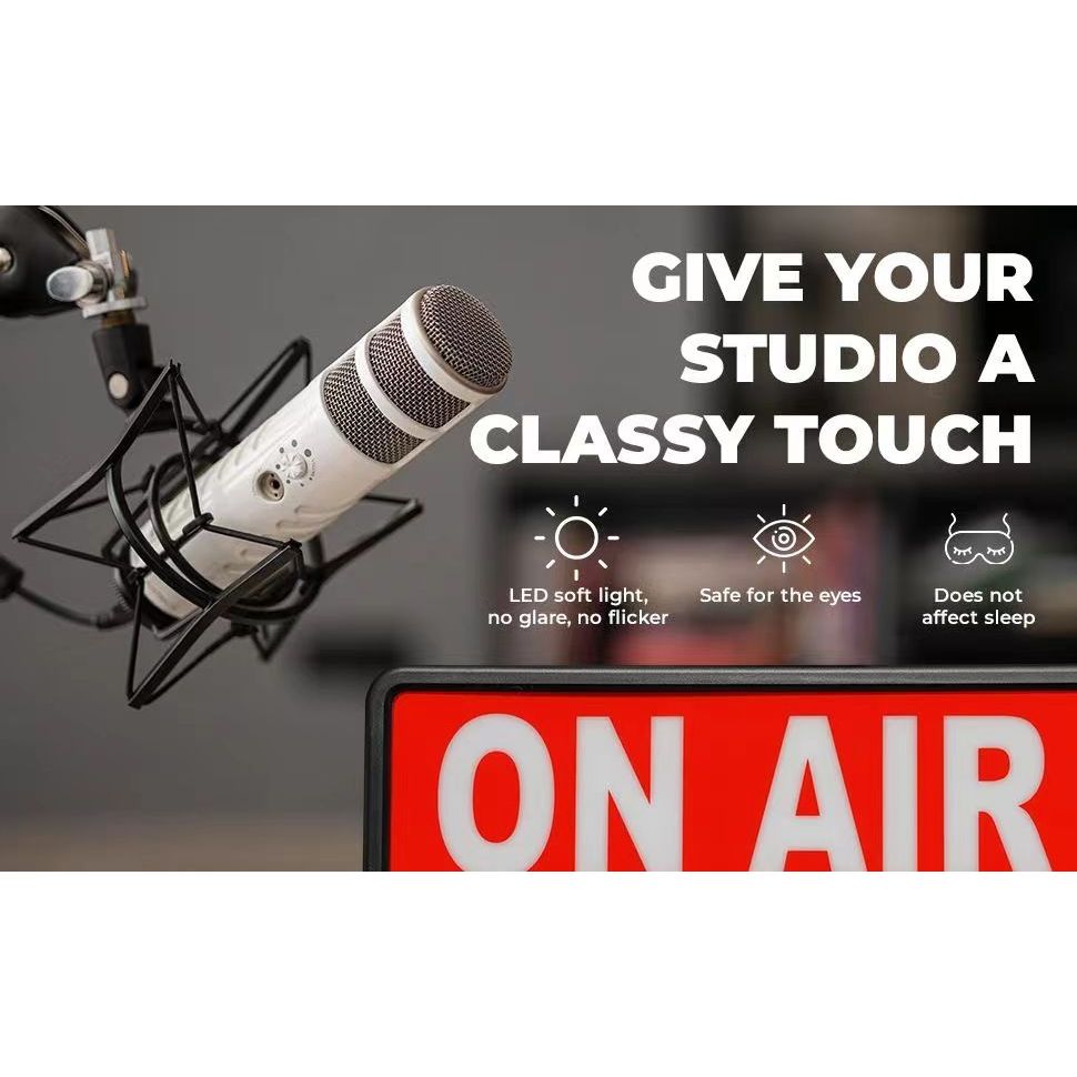 . On Air Sign Led Light Recording Sign Studio Warning Sign For -