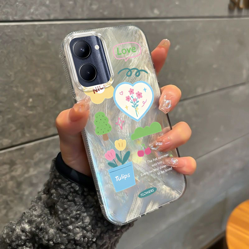 Casing Hp Untuk Realme C33 Case Casing HP Softcase ponsel silikon tahan jatuh transparan camlet Kasi