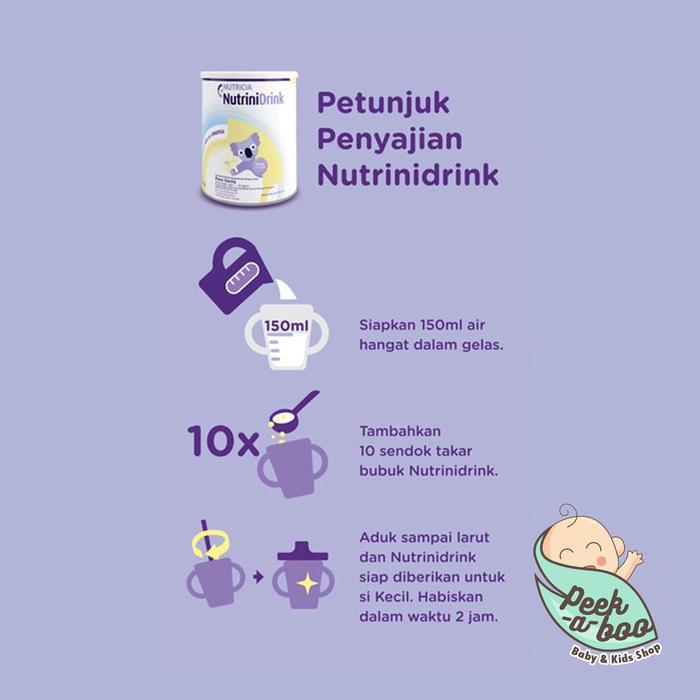 Nutrinidrink Powder 400G Susu Bubuk Formula Pertumbuhan