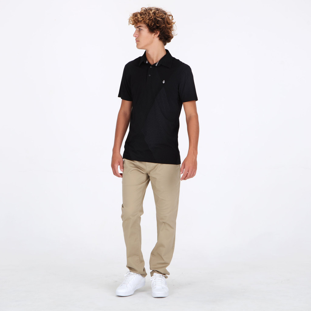VOLCOM - MPL SHADE SHORT SLEEVE POLO BLACK
