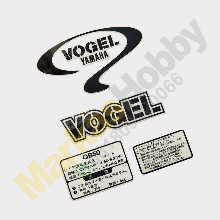 Sticker Yamaha Vogel Set