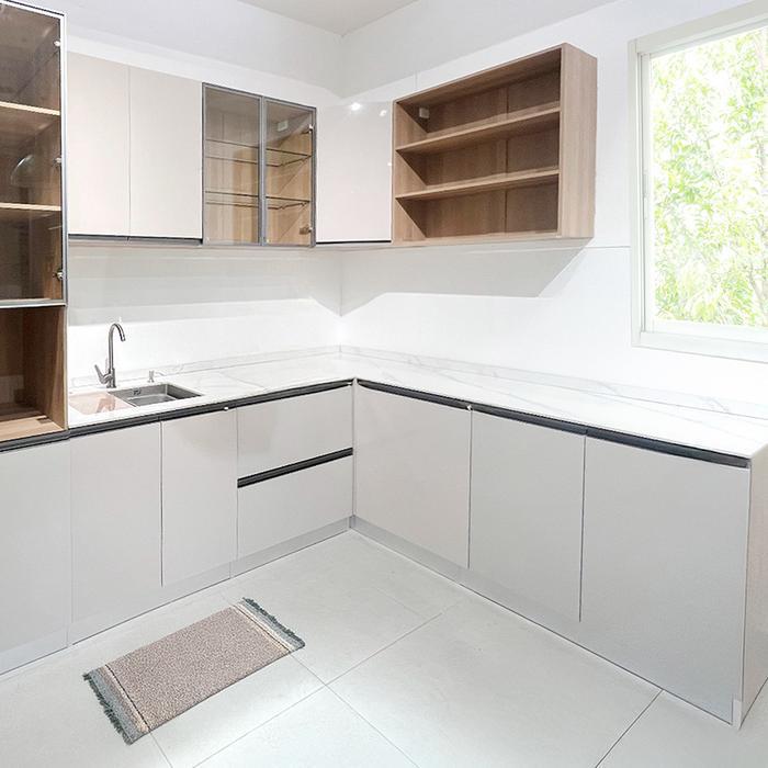 Informa 160 cm Ilsa Counter Top Kabinet Dapur Kanan - Putih Meja Dapur Kompor Bak Cuci Alas Dapur