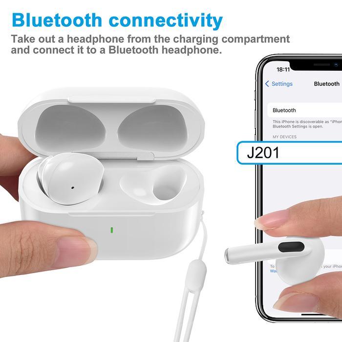 GOOJODOQ Earphone bluetooth TWS-A6 pro Earphone Nirkabel Headset Bluetooth 5.3 earphones BT Handset